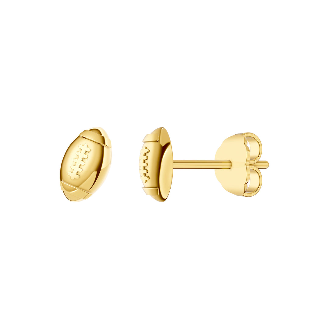 Football Stud Earrings