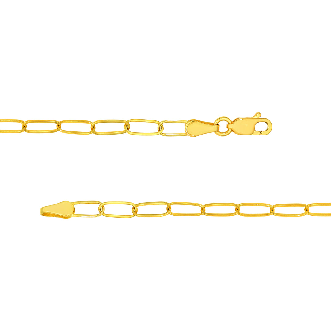 9mm Cut-Out Nameplate Necklace