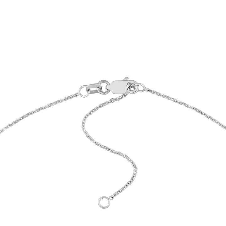 5mm Bubble Font Nameplate Necklace