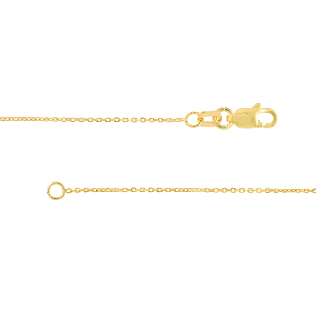 Script “B” Initial with Diamond Bezel Necklace