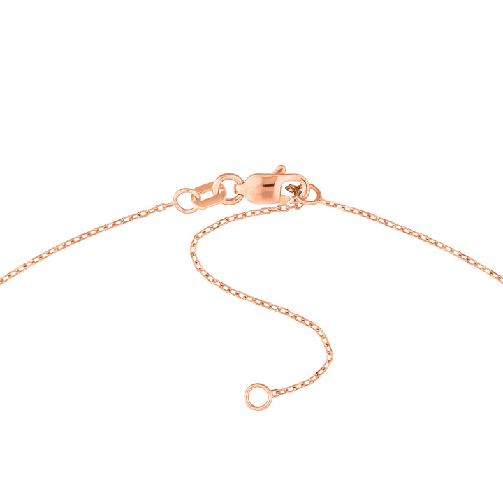 Script “C” Initial with Diamond Bezel Necklace