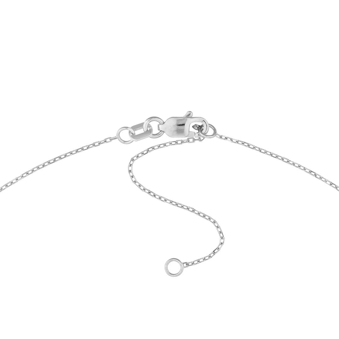 Script “D” Initial with Diamond Bezel Necklace