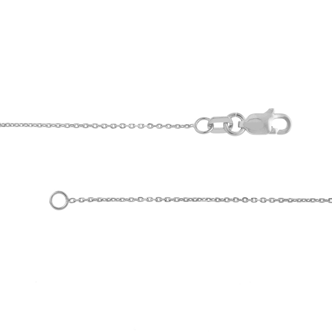 Script “E” Initial with Diamond Bezel Necklace