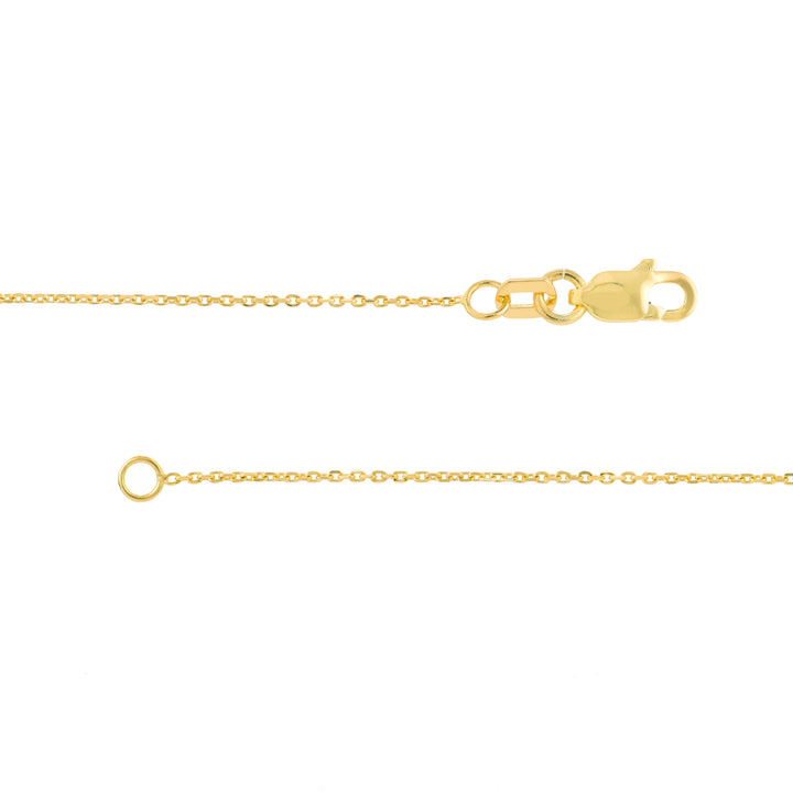 Script “E” Initial with Diamond Bezel Necklace