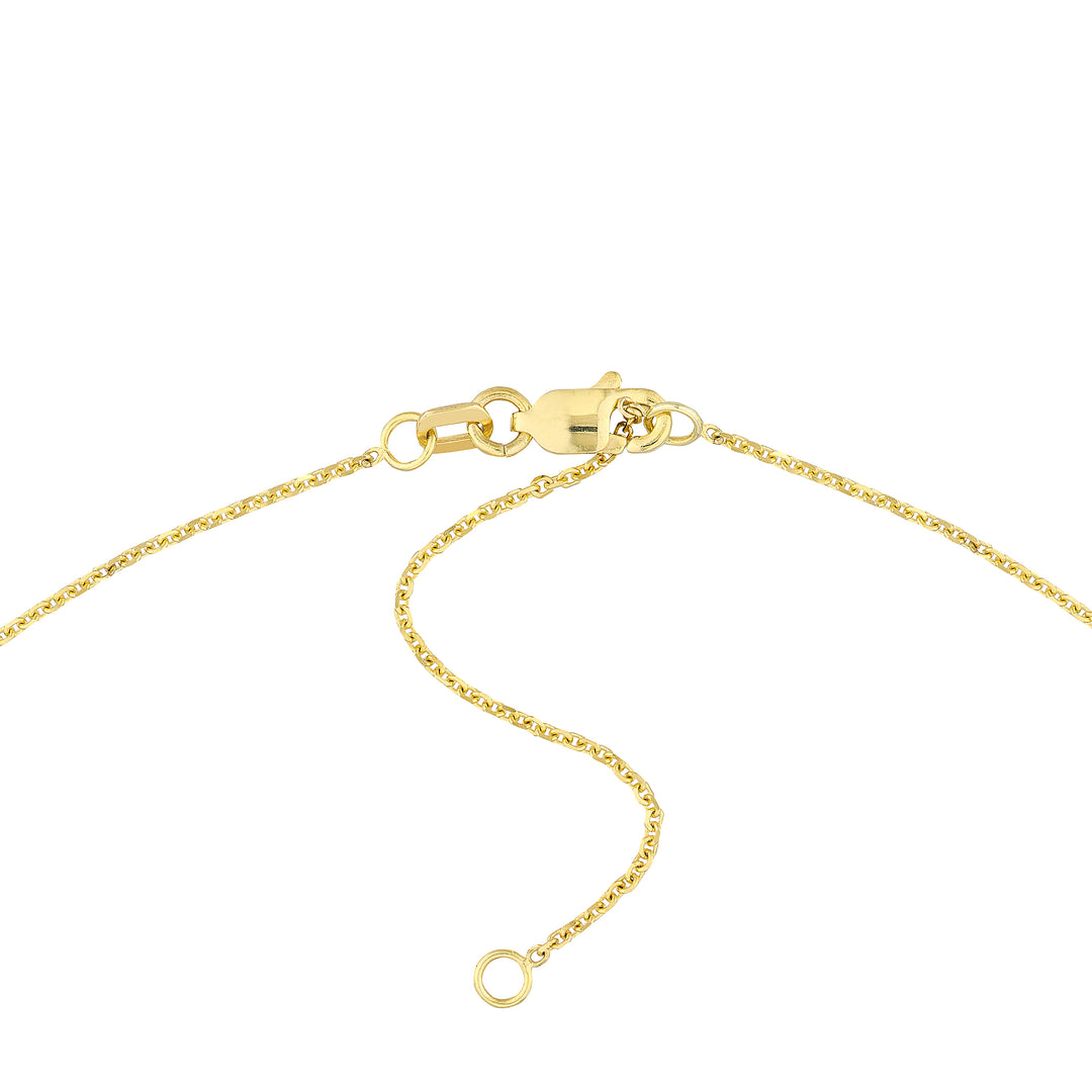 Gothic Initial Pendant Necklace