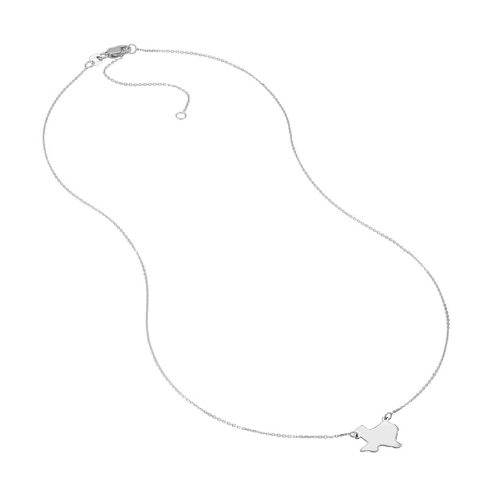 States Plain Map Necklace