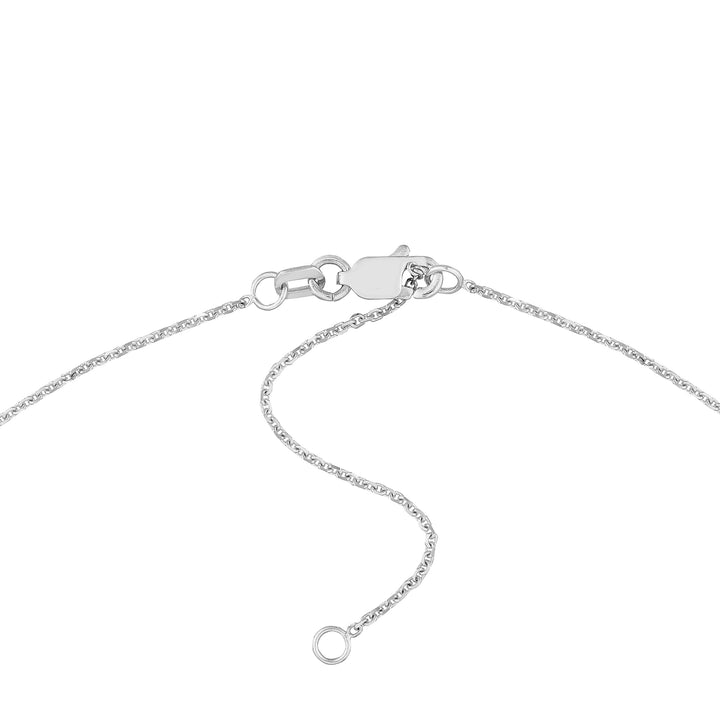 7mm Typewriter Font Nameplate Necklace