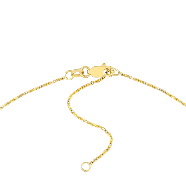 7mm Block Font Nameplate Necklace