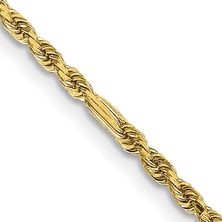 14k 1.8mm D/C Milano Rope Chain