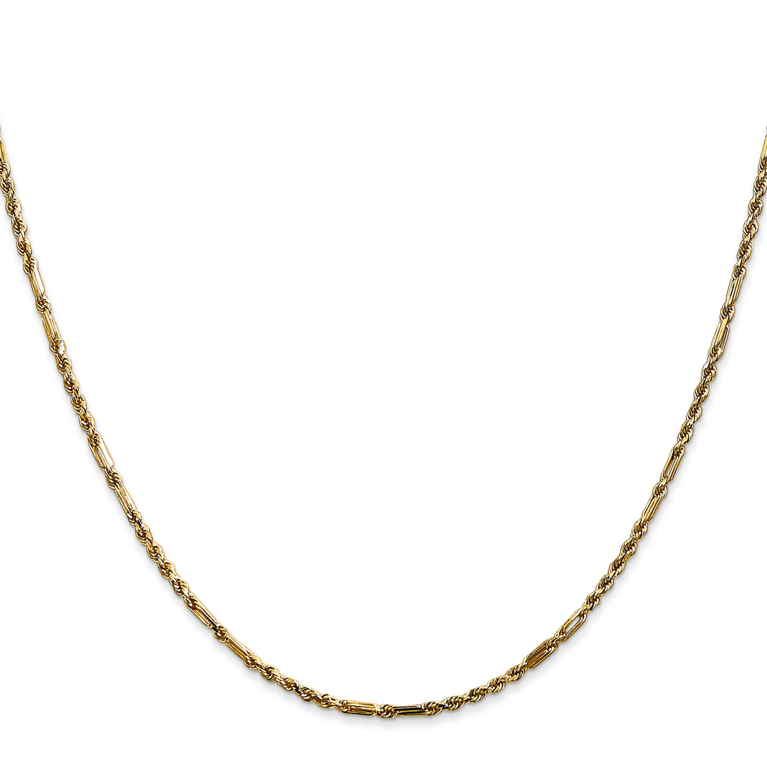14k 1.8mm D/C Milano Rope Chain