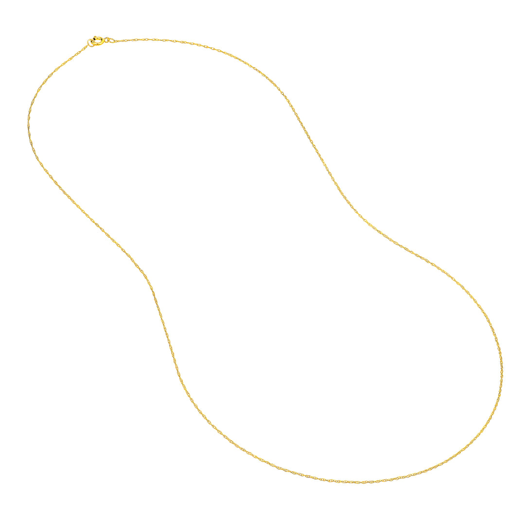 0.7mm Pendant Rope Chain with Spring Ring