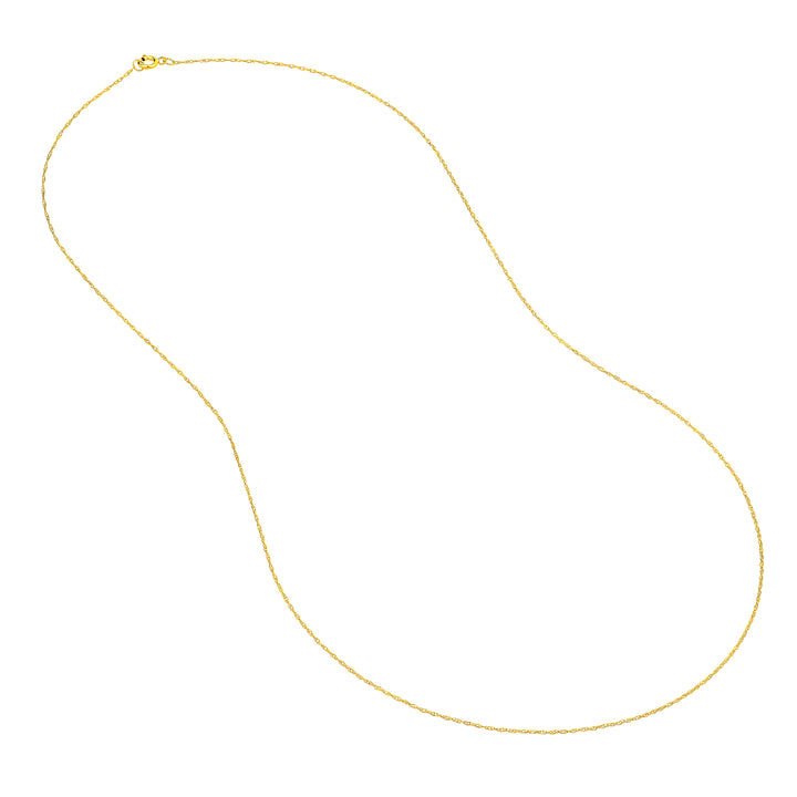0.7mm Pendant Rope Chain with Spring Ring