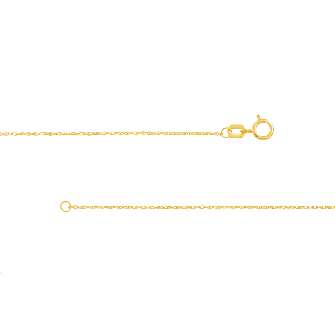 0.80mm Pendant Rope Chain with Spring Ring