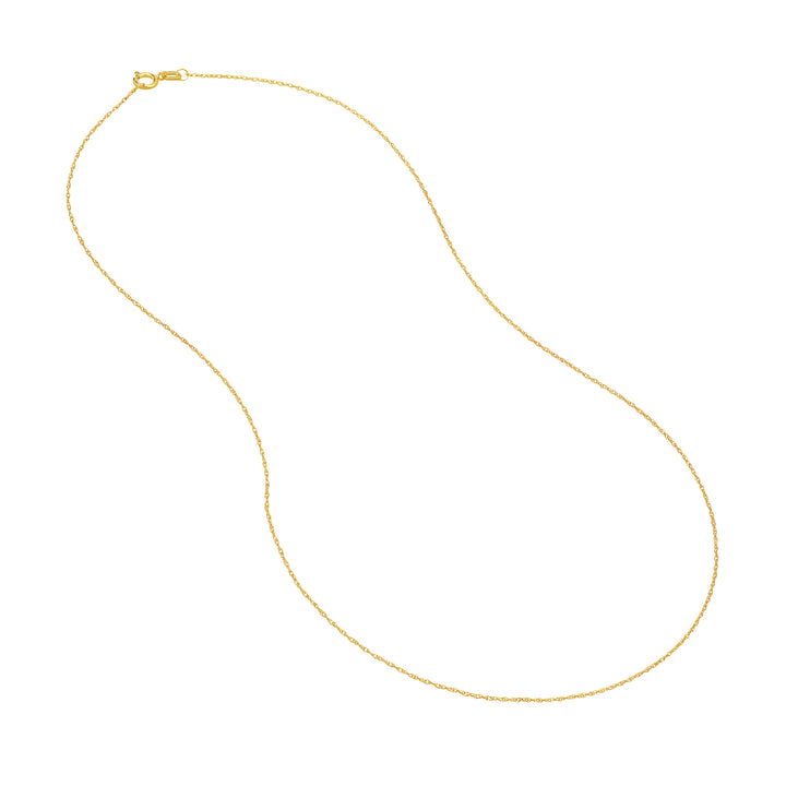 0.80mm Pendant Rope Chain with Spring Ring