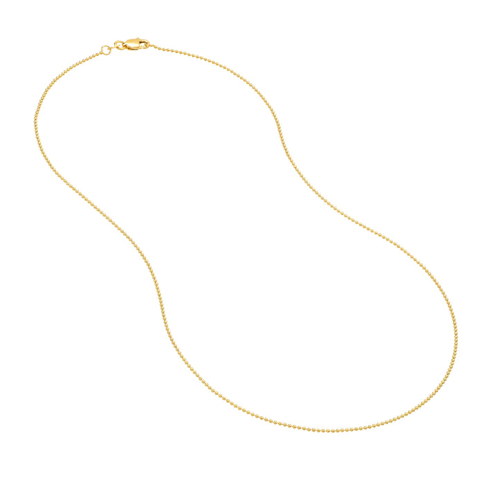 1.00mm Bead 100 Lobster Lock Qtag