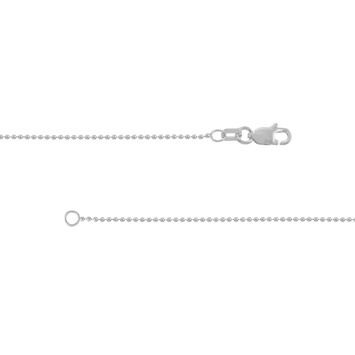 1.00mm Bead 100 Lobster Lock Qtag