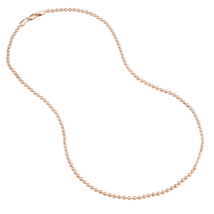 2.5mm Bead Chain with Lobster Lock