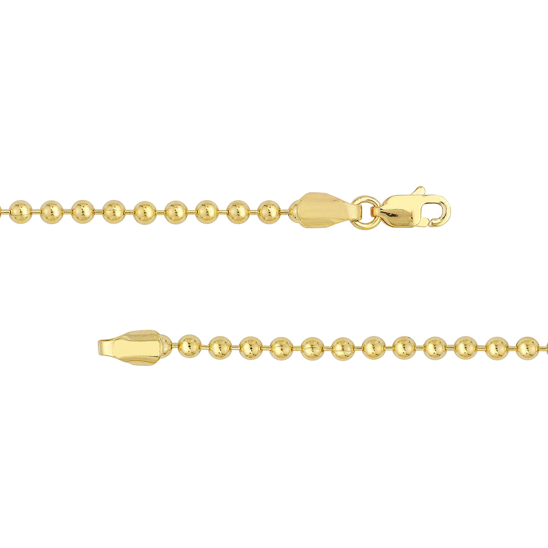 2.5mm Bead Chain with Lobster Lock