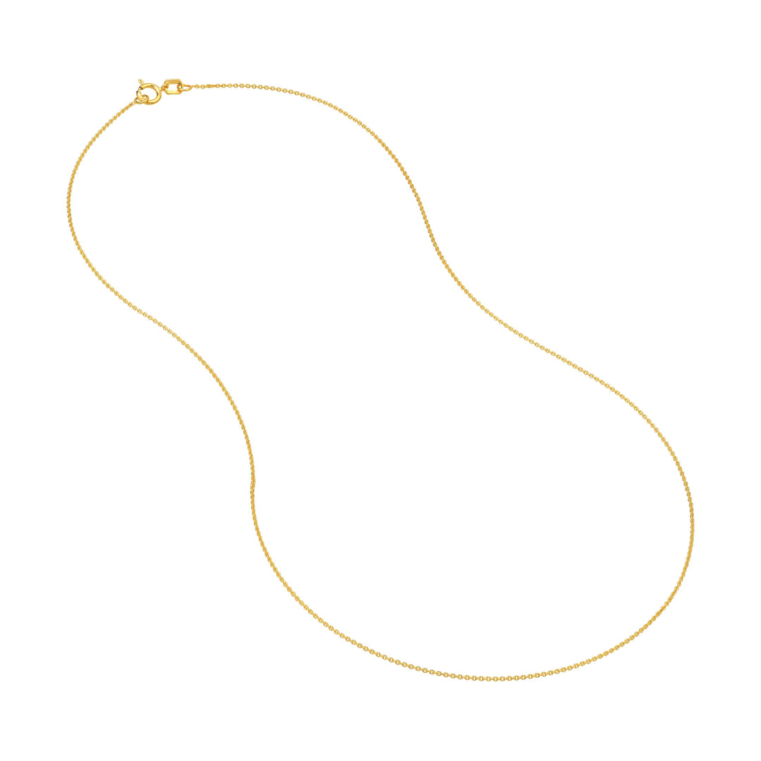 0.9mm Cable Chain with Spring Ring