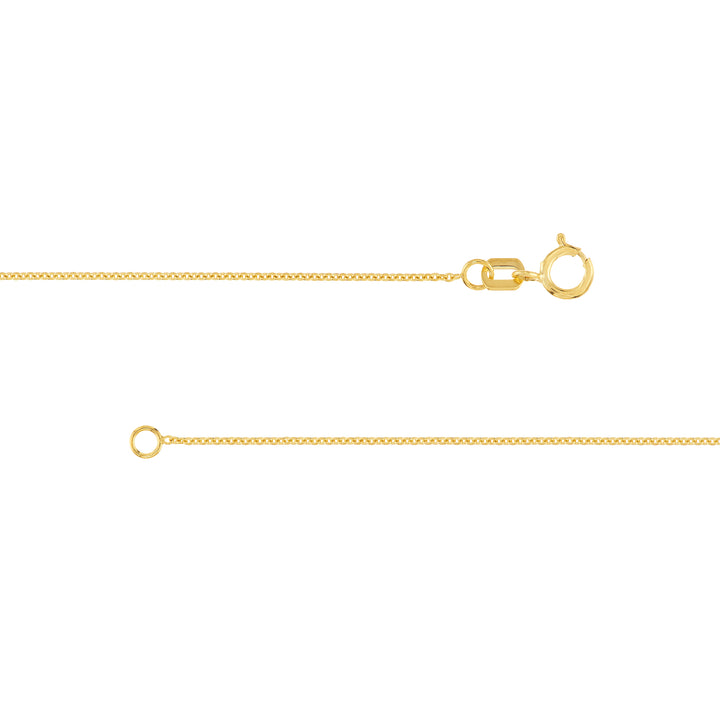0.9mm Cable Chain with Spring Ring