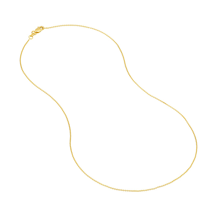 0.9mm Cable Chain with Lobster Lock