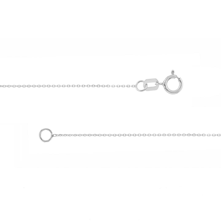 0.65mm D/C Cable Chain with Spring Ring Qtag