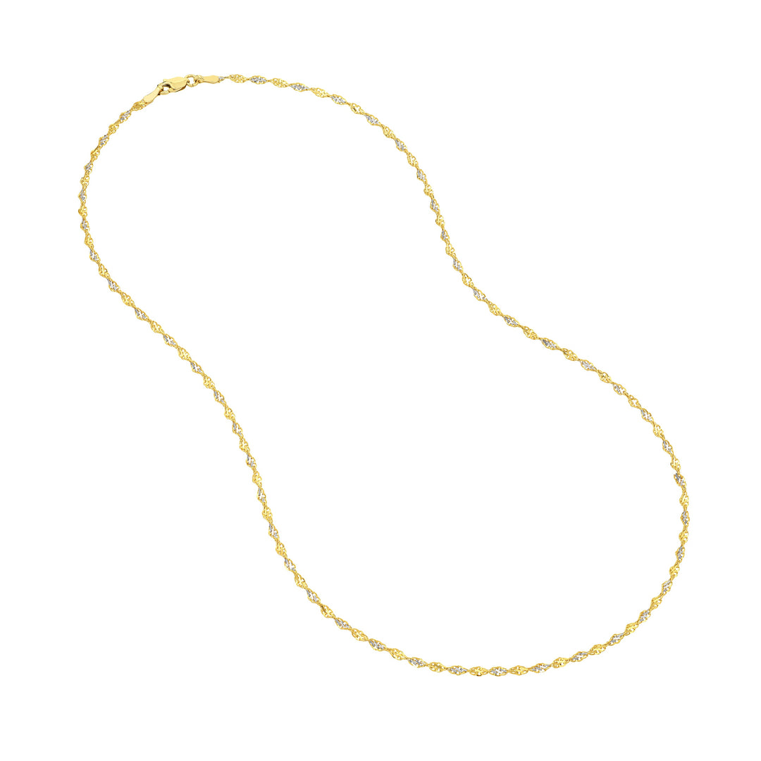 2.10mm Two Tone Dorica Chain