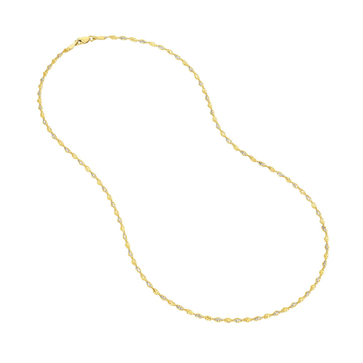 2.10mm Two Tone Dorica Chain