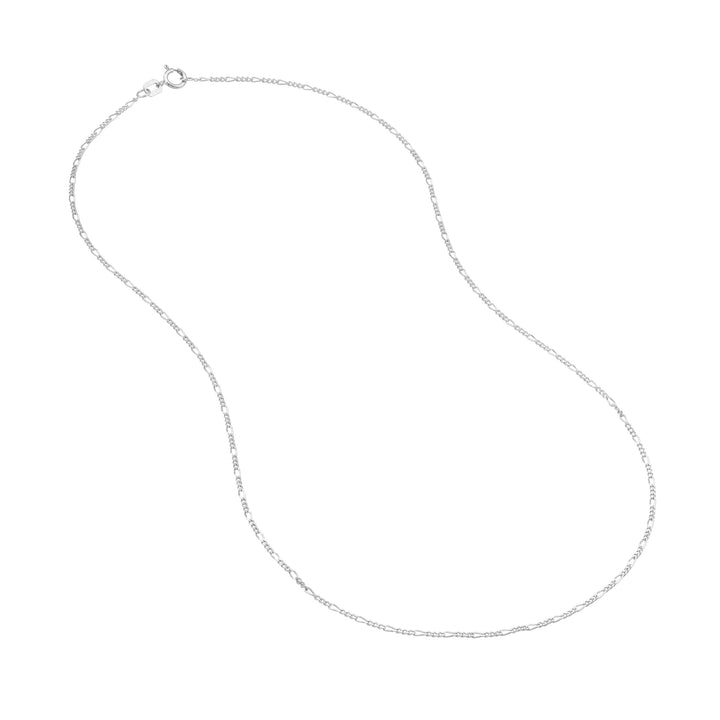1.30mm Figaro Chain with Spring Ring
