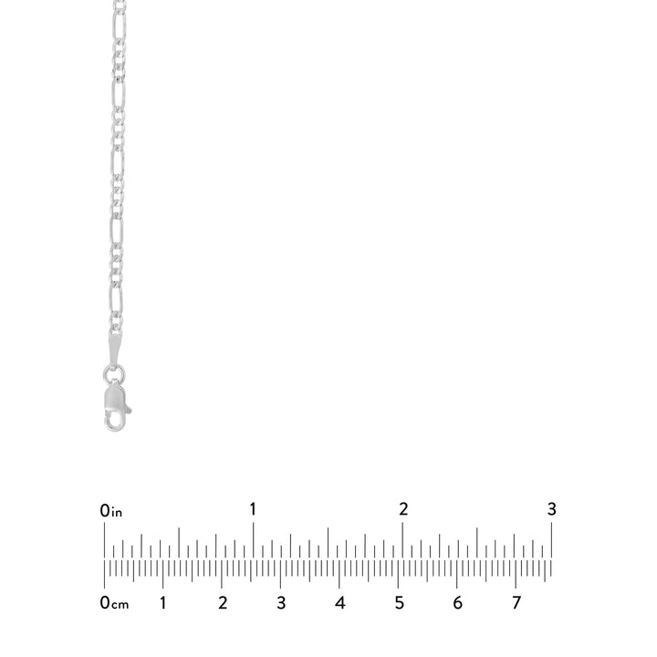 2.35mm Concave Figaro Chain