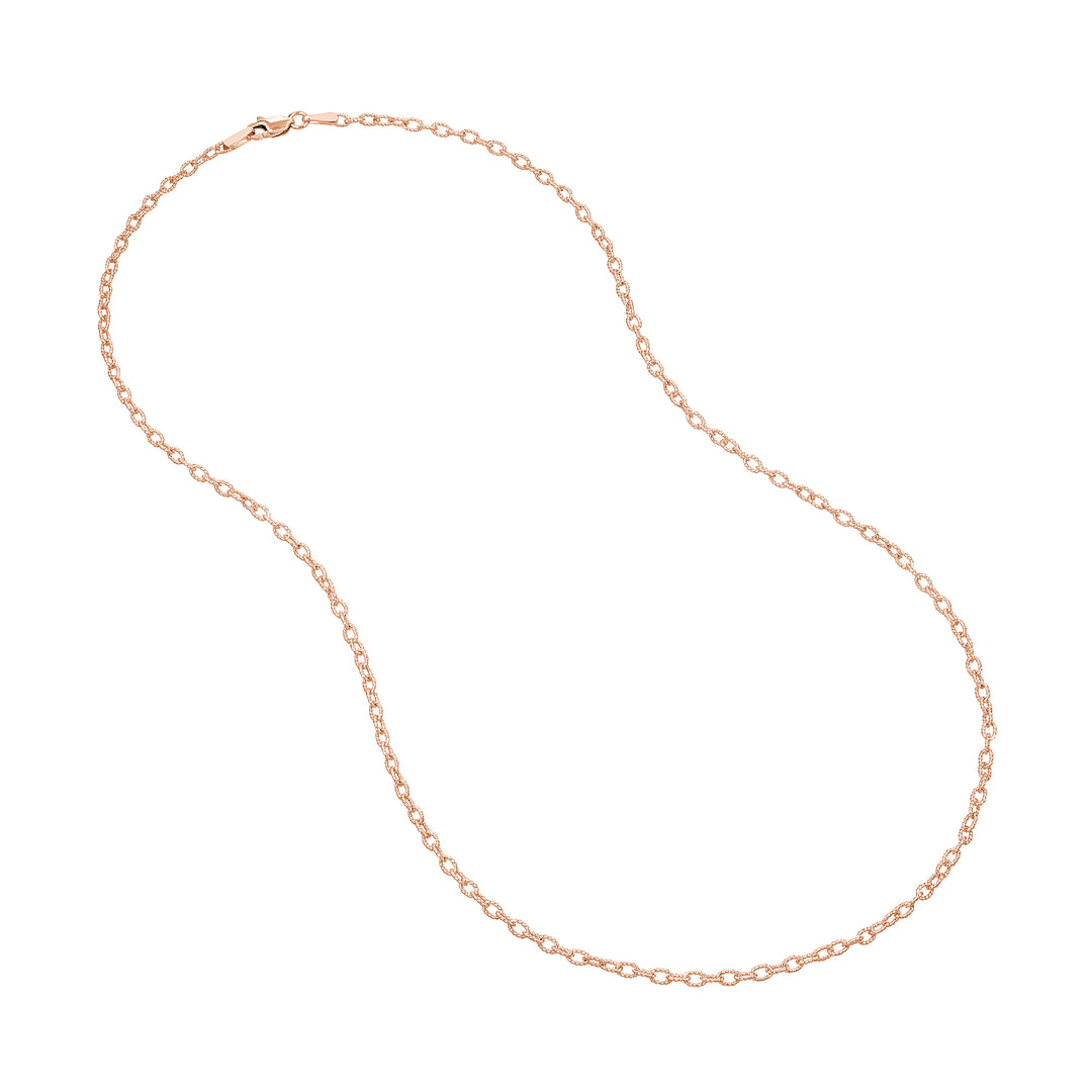 2.30mm Designer Rolo Chain with Lobster Lock