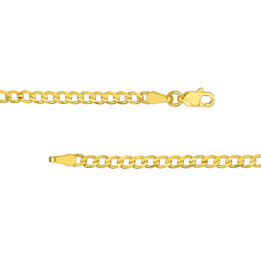 2.7mm Light Open Curb Chain with Lobster Lock