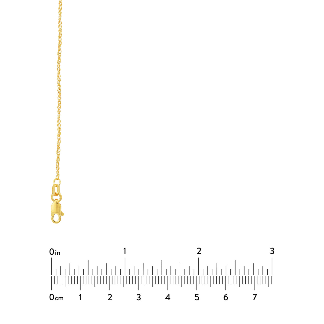 1.37mm Sparkle Singapore Chain with Lobster Lock