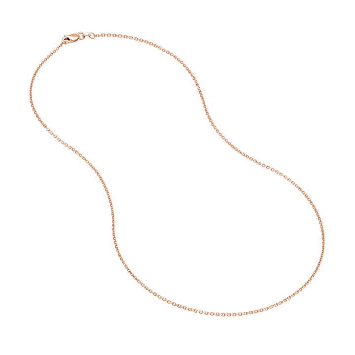 1.25mm D/C Cable Chain with Lobster Lock