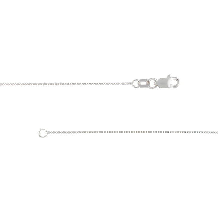 0.66mm Box Chain with Lobster Lock