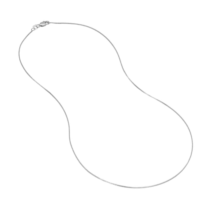 0.66mm Box Chain with Lobster Lock