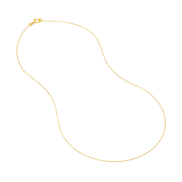 0.42mm Box Chain with Spring Ring
