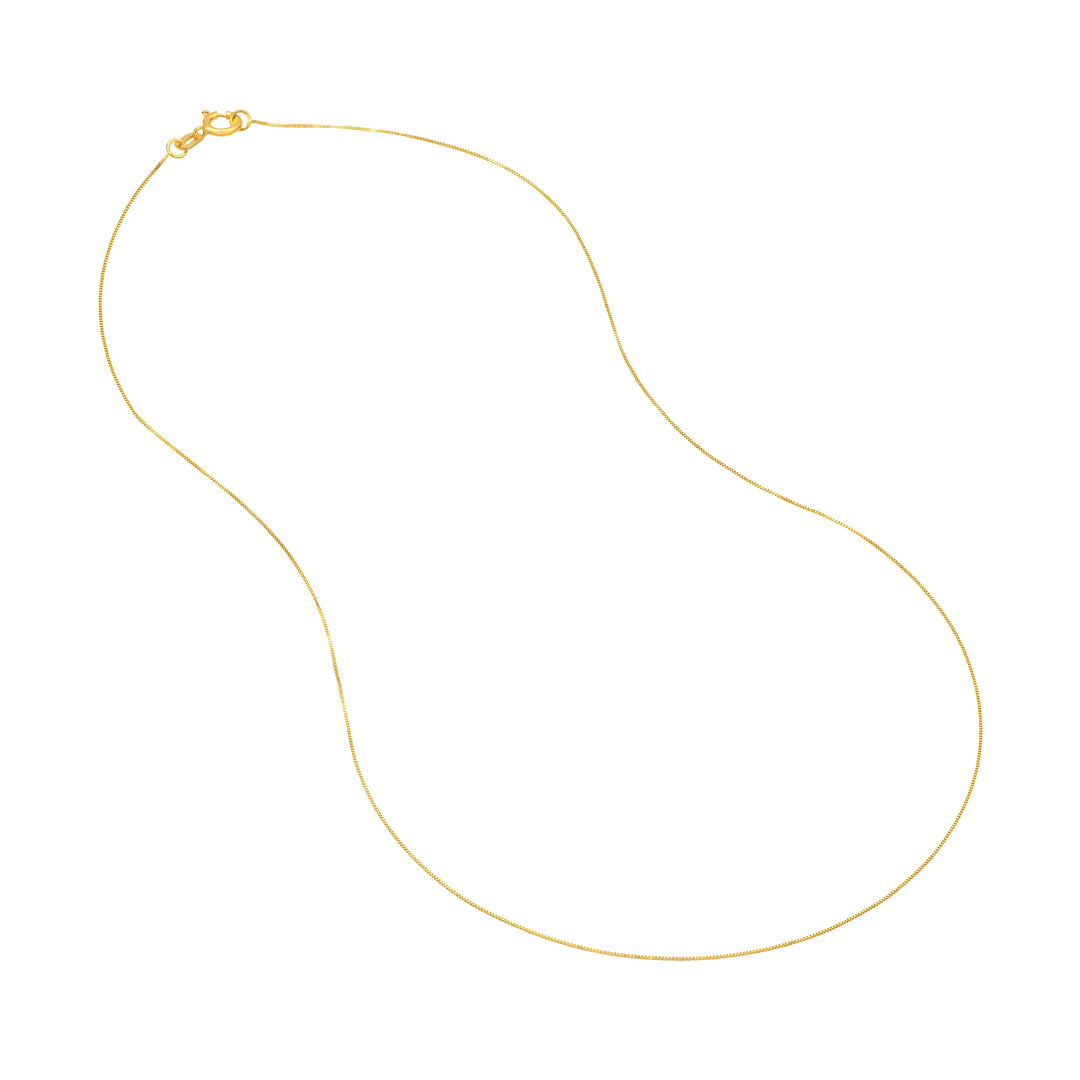 0.42mm Box Chain with Spring Ring