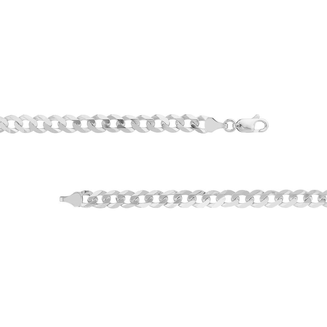 7mm Flat Open Cuban Chain