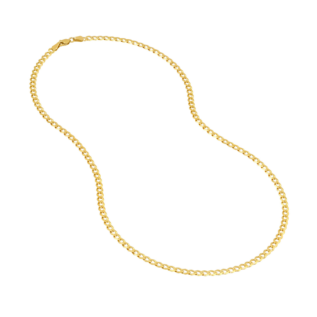 3.7mm Curb Chain with Lobster Lock