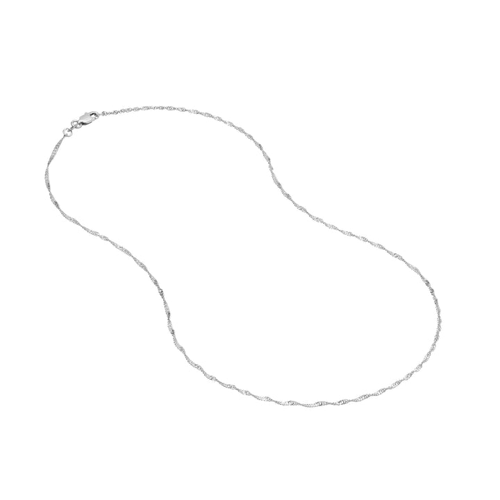 1.4mm Singapore Chain with Lobster Lock