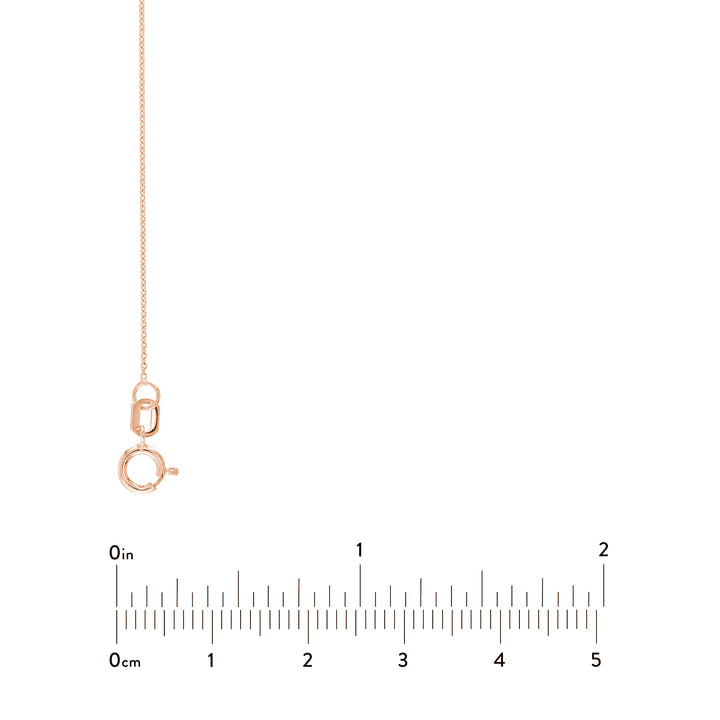 0.7mm Adjustable Cable Chain with Spring Ring
