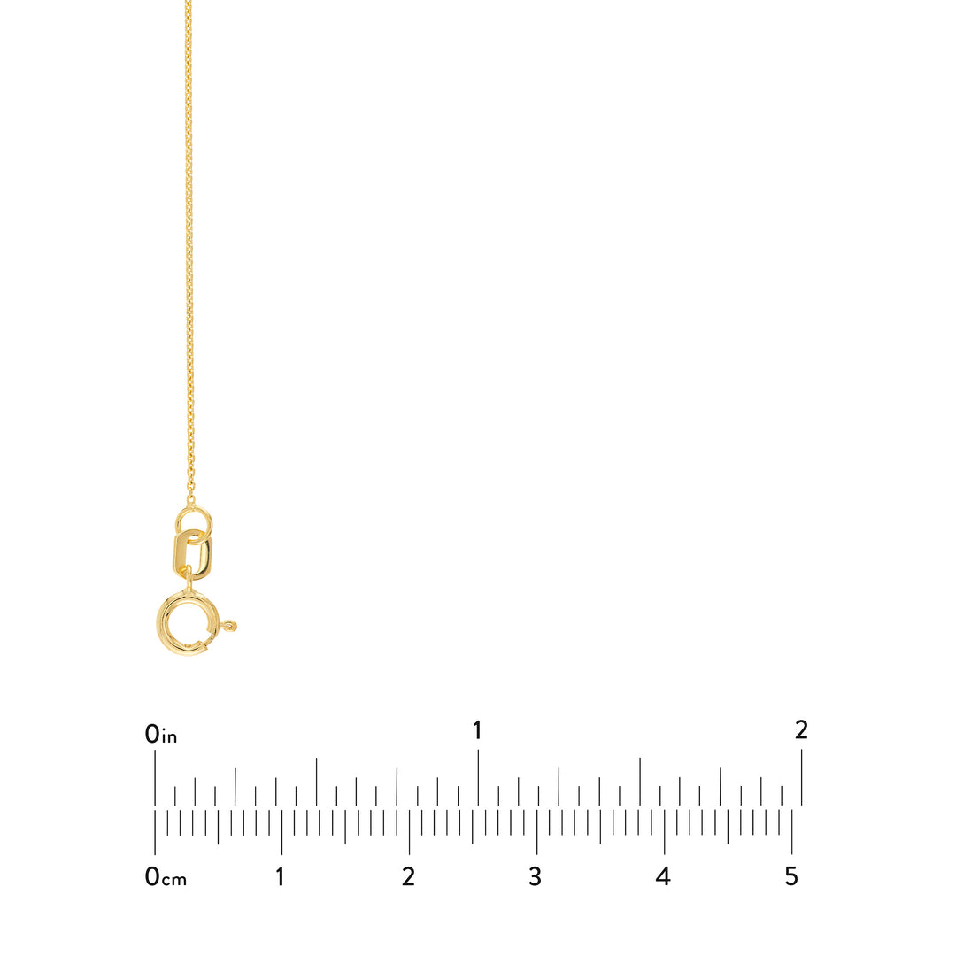 0.7mm Adjustable Cable Chain with Spring Ring