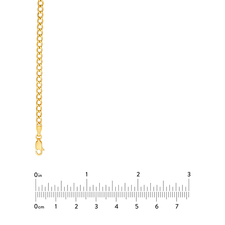 3.40mm Hollow D/C Curb Chain