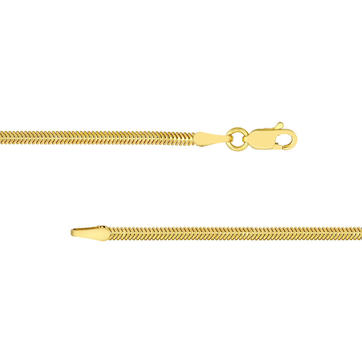 2.15mm D/C Oval Snake Chain