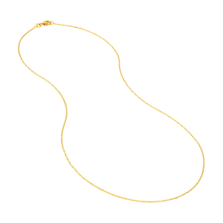 1.0mm D/C Bead and Bar Chain