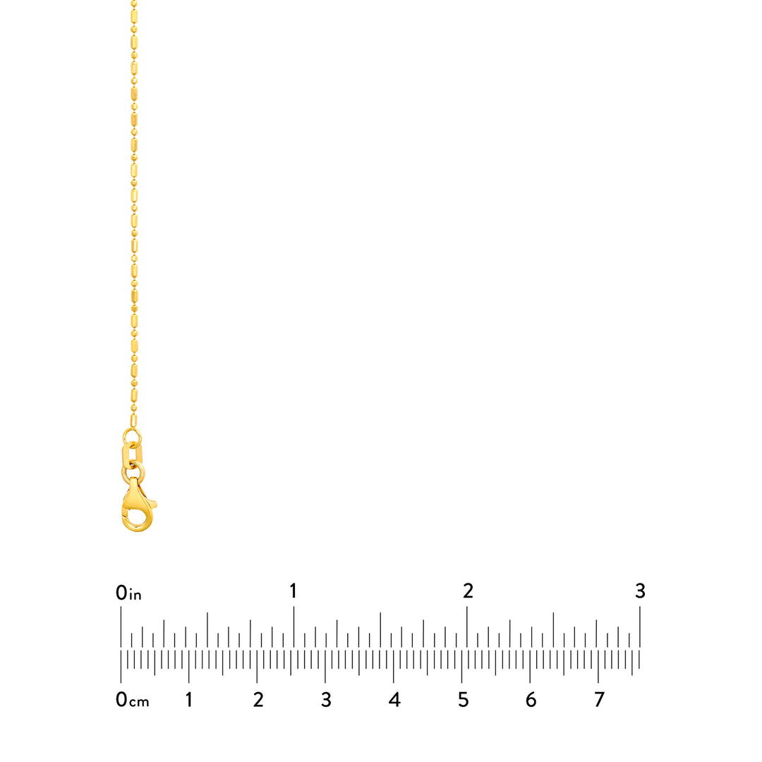 1.0mm D/C Bead and Bar Chain