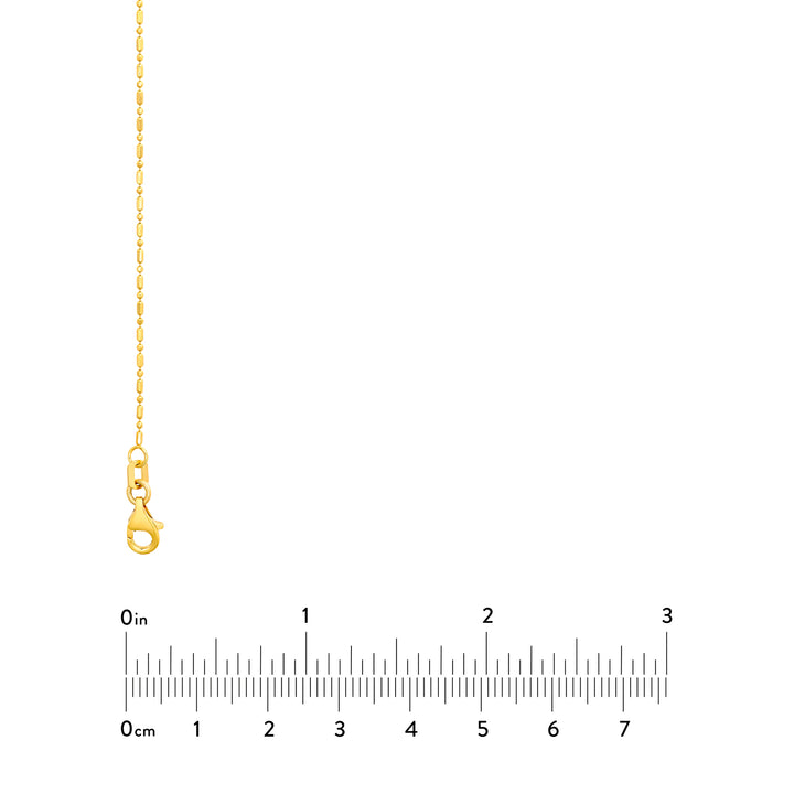 1.0mm D/C Bead and Bar Chain