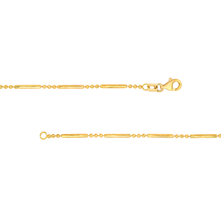 1.50mm D/C 3+1 Bead and Bar Chain