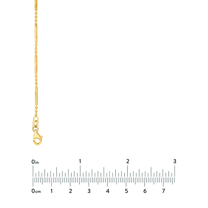 1.50mm D/C 3+1 Bead and Bar Chain